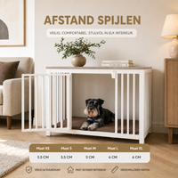 Stalen hondenbench voor in huis – (Demo)