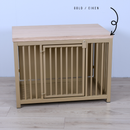Hondenbench Staal & Massief Eiken – (Demo)