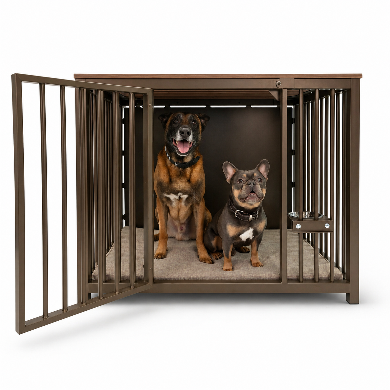 Stalen hondenbench voor in huis – (Demo)
