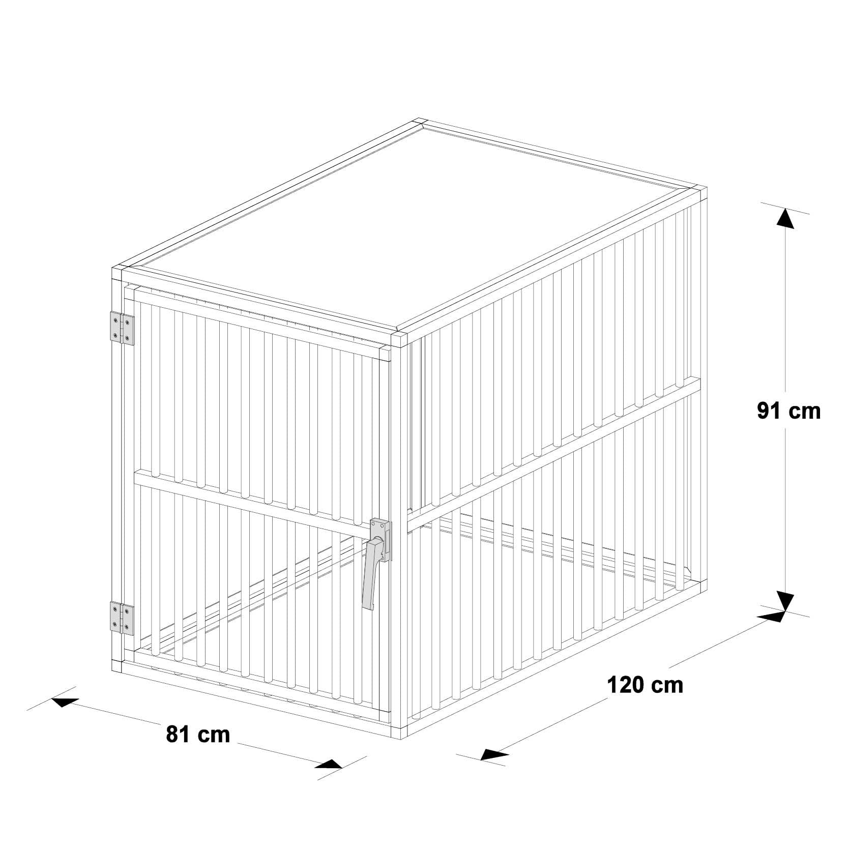 Hondenbench Model DK Maat XL