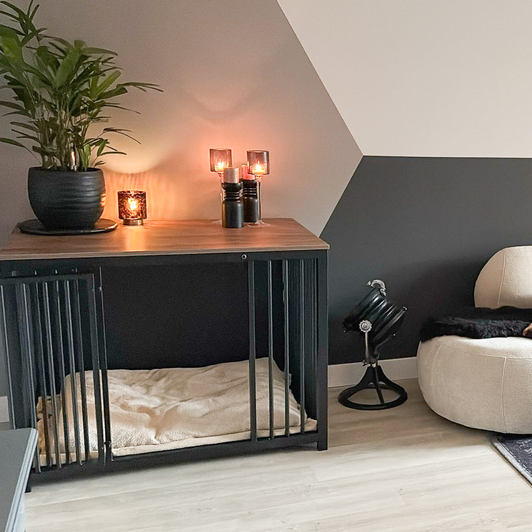 Stalen hondenbench voor in huis – (Demo)