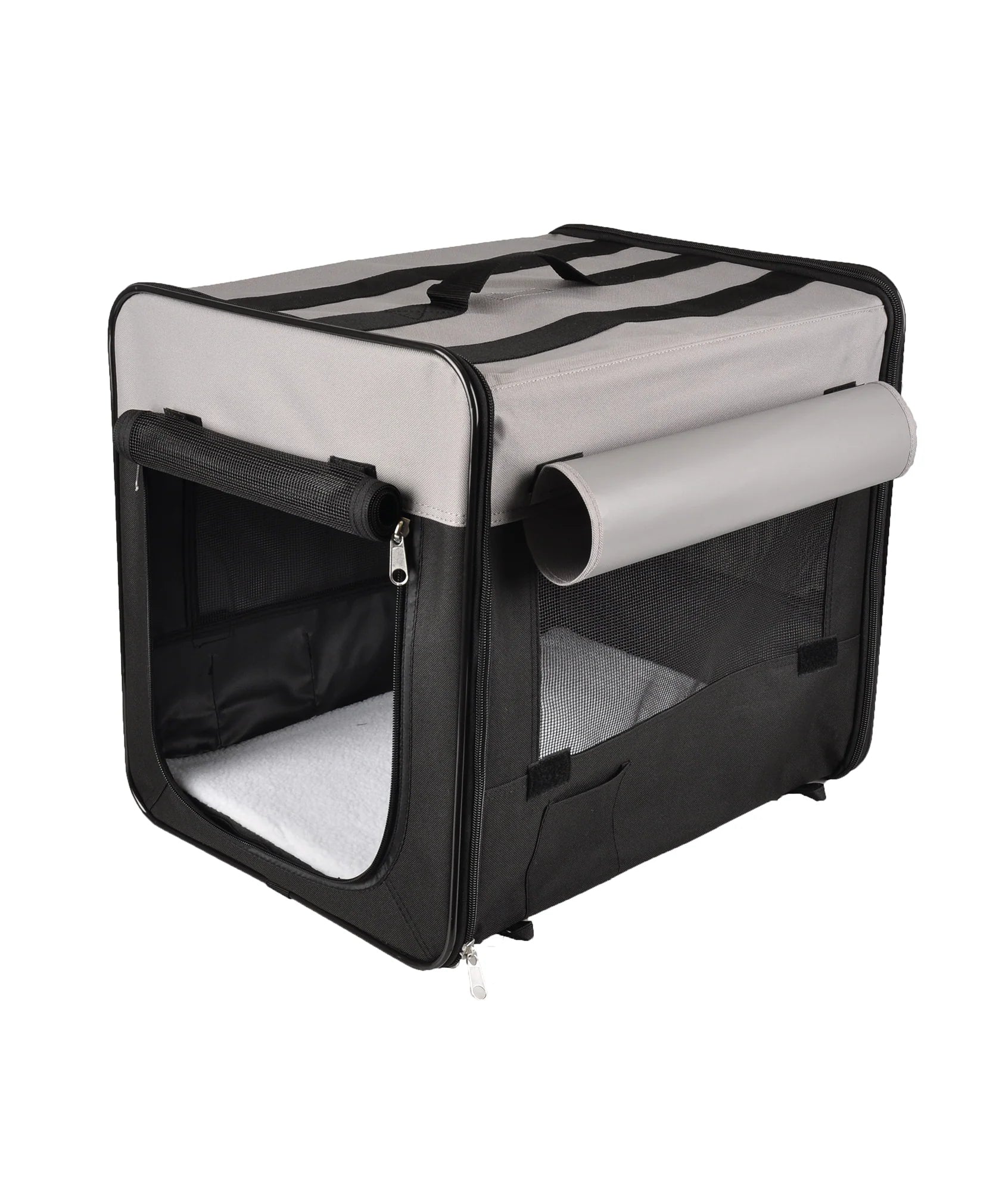 Reisbench smart top plus zwart/grijs 64cm