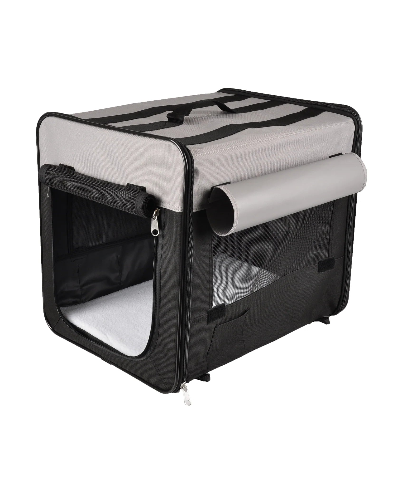 Reisbench smart top plus zwart/grijs 109 cm