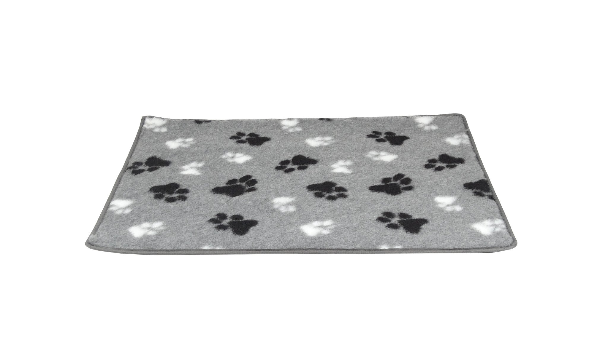 Vetbed met voetprint  Maat L 102 x67 cm