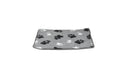 Vetbed met voetprint  Maat S 72x48 cm