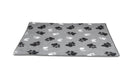 Vetbed met voetprint Maat XL 116 x 77 cm