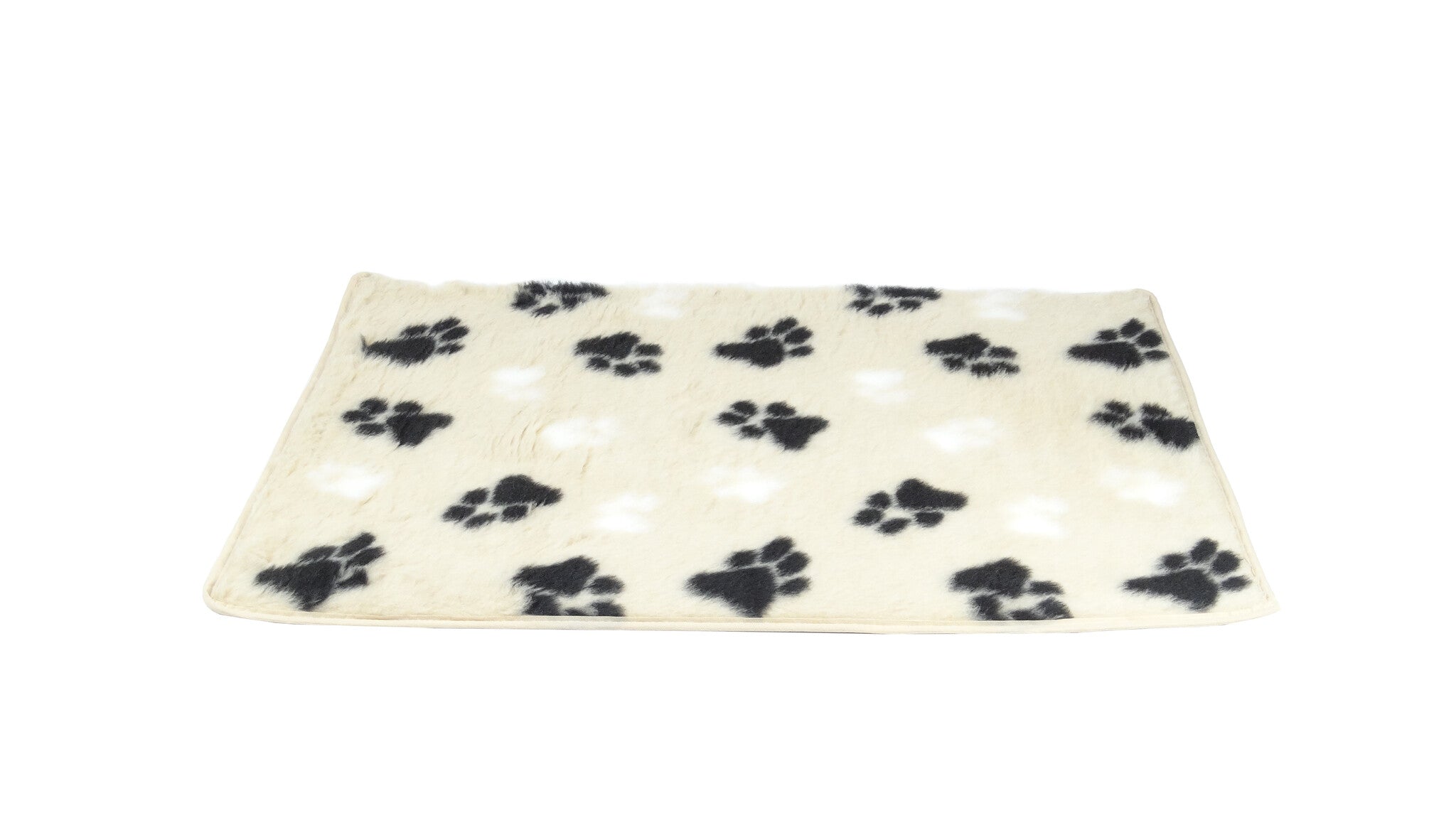 Vetbed met voetprint  Maat L 102 x67 cm